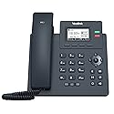 Yealink T31G IP Phone, 2 VoIP Accounts. 2.3-Inch Graphical Display. Dual-Port Gigabit Ethernet, 802.3af PoE, Power Adapter Not Included (SIP-T31G)