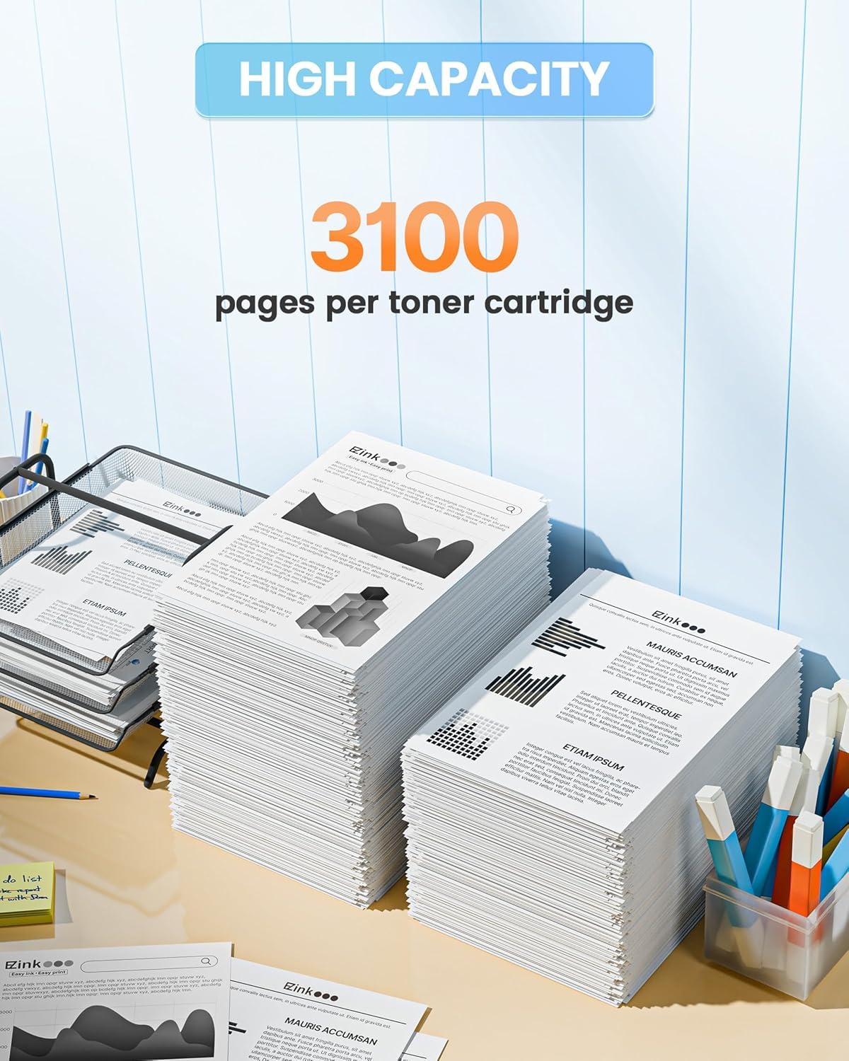 E-Z Ink 057 Toner Cartridges (with Chip) Replacement for Canon 057 Toner Cartridge CRG-057 057H Work with ImageCLASS MF445dw MF448dw LBP226dw LBP227dw