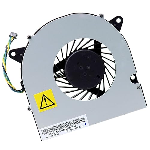 Deal4GO CPU Cooling Fan Replacement for Lenovo IdeaCentre AiO 300-22 300-22ISU 300-22ACL 300-23 300-23ISU 300-23ACL 510-22 S400z S500z 00PC723
