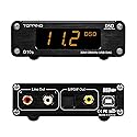 TOPPING D10s USB DAC, XMOS XU208 ES9038Q2M DSD256 PCM 32Bit/384kHz, USB to RCA Coaxial and Optical Outputs, Hi-Res Audio Decoder for Desktop PC/Phone