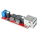 NOYITO 5V 3A Dual USB Power Supply Module DC12V 24V 6-35V Buck to 5V Adaptive Current Dual USB Output Charger Regulators