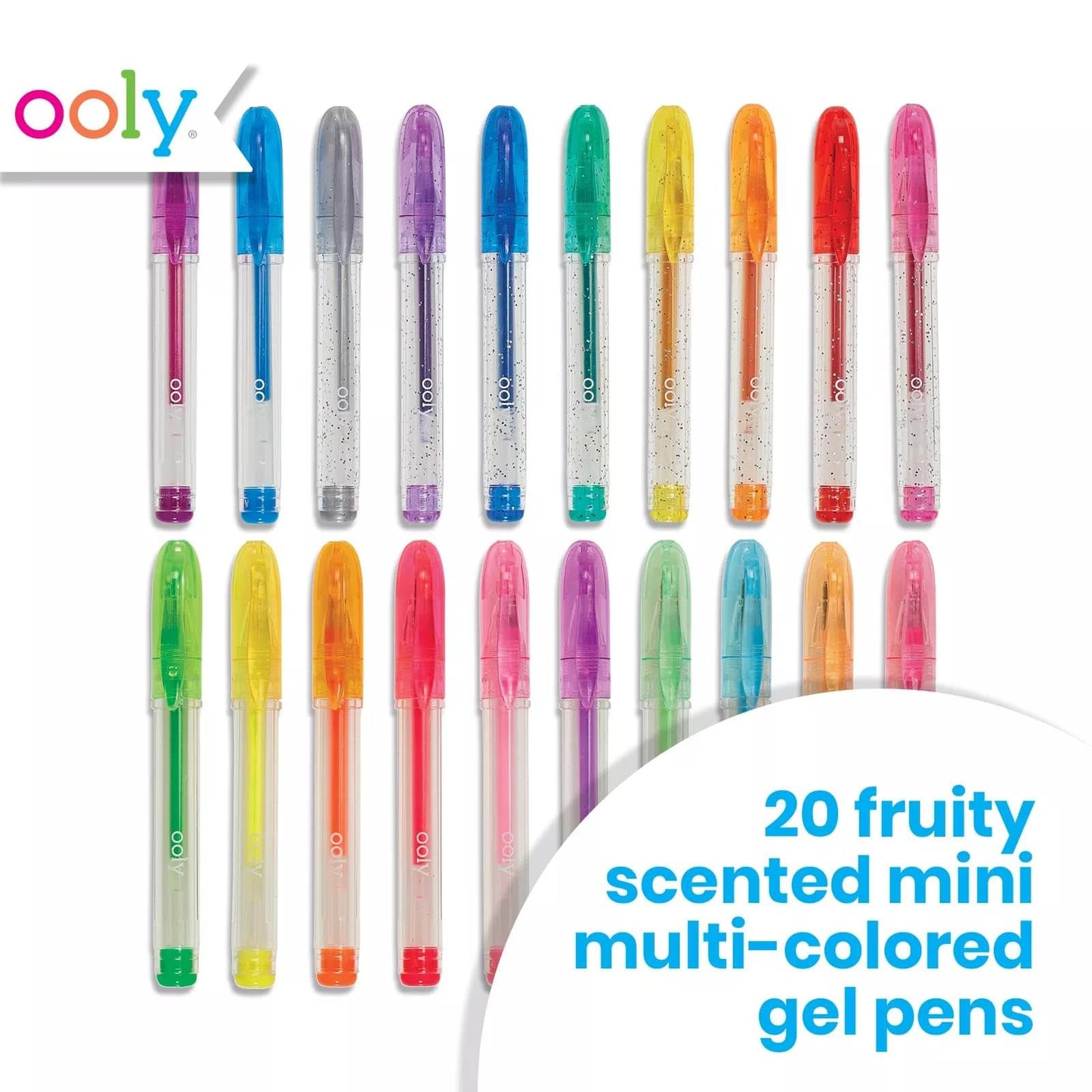 Ooly Scented Mini Doodlers Gel Pens, Set of 20