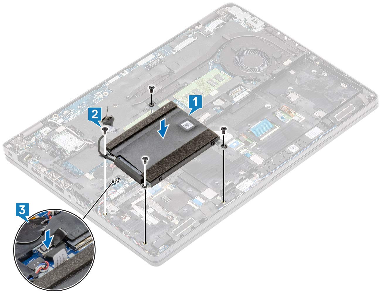 Deal4GO SATA Hard Drive Cable XY5F7 w/HDD Caddy Bracket ND8N9 for Dell Latitude 5500 5501 5502 5505 5510 5511 Precision 3540 3541 3542 3550 3551