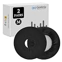 Geekria 2 Pairs Knit Headphones Ear Covers - Product Safety Certified - Washable & Stretchable Sanitary Earcup Protectors for Over-Ear Headsets, Sweat