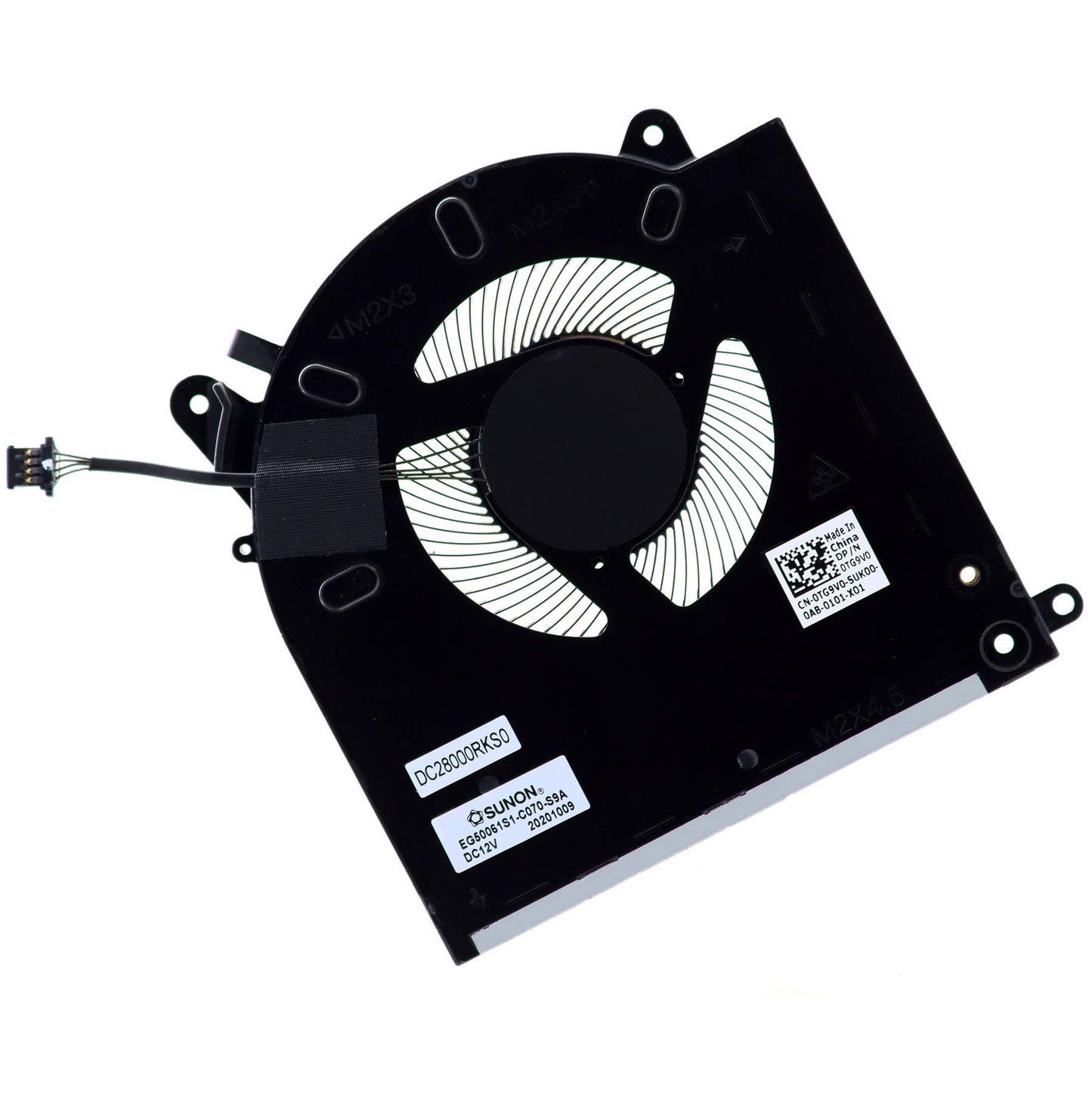 Deal4GO CPU Cooling Fan 0D1X38 D1X38 EG50061S1-C080-S9A Replacement for Dell Alienware M15 R3 ALWM15R3