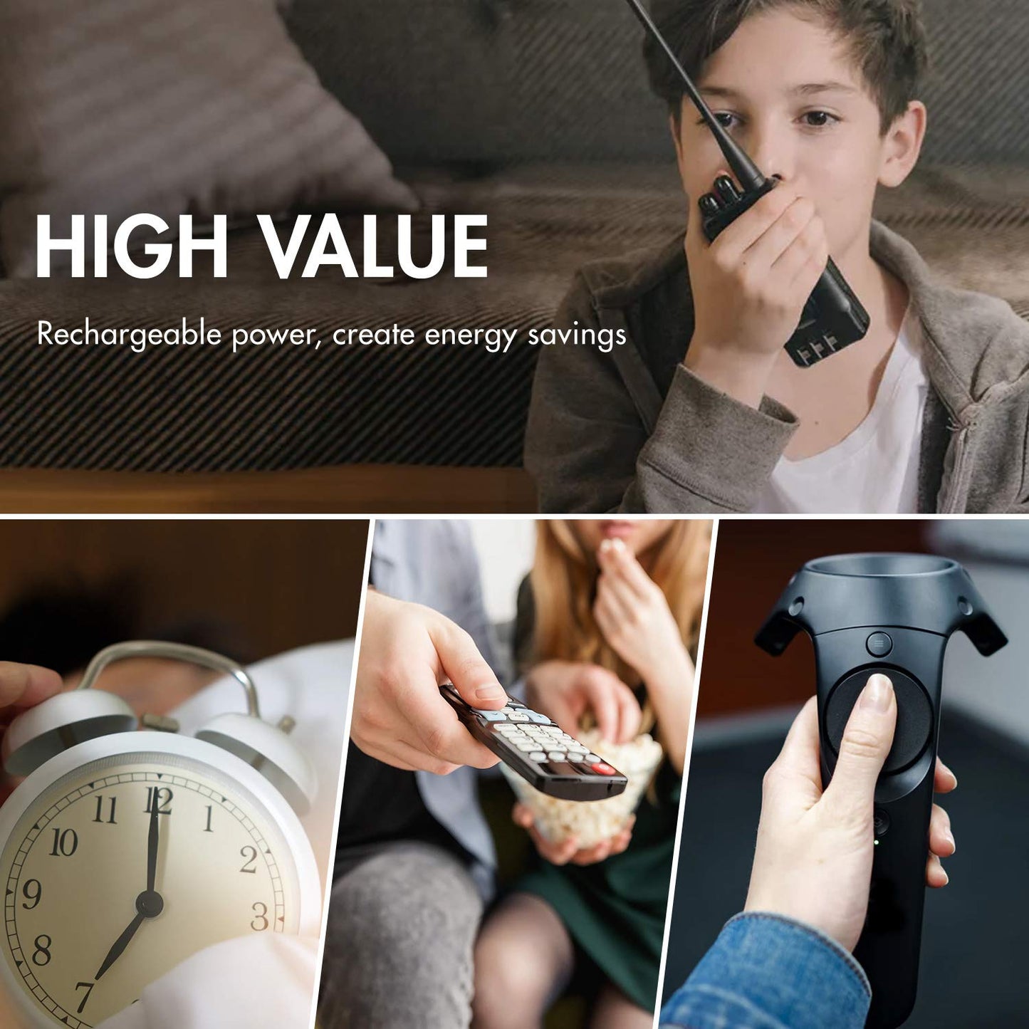 Tenergy High Drain AA and AAA Battery, 1.2V Rechargeable NiMH Batteries Combo, 12 Pack 2500mAh AA Cells and 12 Pack 1000mAH AAA Cell Batteries