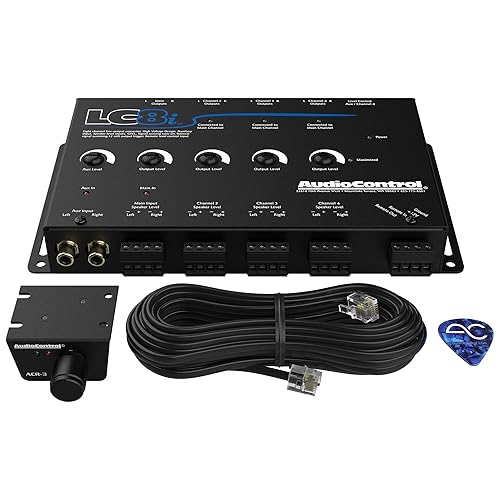 AudioControl LC8i 8-Channel Active Line Output Converter with Auxiliary Input for Adding Subwoofers, Amplifiers to Factory Car Audio Receiver or Head