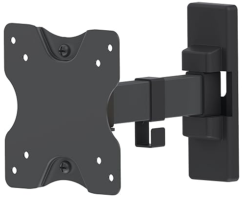 Manhattan Universal Wall Mounted TV Hardware Flat Panel TV Arm Single Arm Black 461375