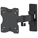 Manhattan Universal Wall Mounted TV Hardware Flat Panel TV Arm Single Arm Black 461375