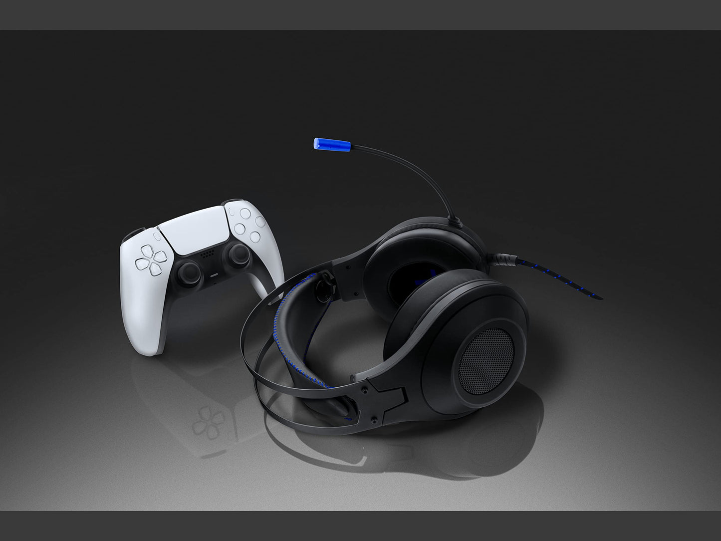 Bionik Sirex Gaming Headset with Mic for PS5: 50MM Drivers, Memory Foam, Mute Switch, Adjustable Head Beam, PS4/Xbox Series XS/Nintendo Switch