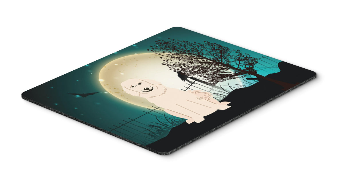 Caroline's Treasures BB2273MP Halloween Scary Great Pyrenese Mouse Pad, Hot Pad or Trivet for Home Office Gaming Working Computers Laptop Mouse