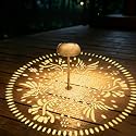 SLTTXNTT Upgraded 2 Pack 3-in-1 Solar Pathway Lights: RGB & Warm White Color Changing Garden Lights, Waterproof Outdoor Lighting for Garden, Yard