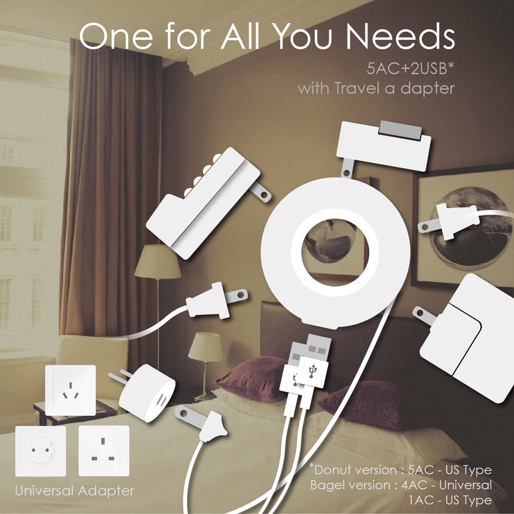 MOGICS Donut Power Strip-Black