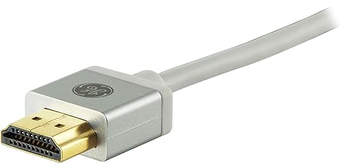 GE UltraPro HDMI Cable, High Speed, Ethernet, 8ft. HDMI Cord, 4K Ultra HD, Full HD 1080P, 10.2Gbps Data Transfer, Works with HDTV/Cable/Game
