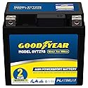 Goodyear GYTZ7S - 12 Volt 7 AH, 130 CCA, Rechargeable High-Performance, Maintenance Free, SLA - AGM Battery for Motorcycle, ATV, UTV, Scooter…