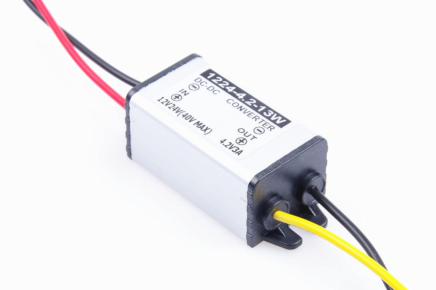 KNACRO DC Converter 9V 12V 24V 36V (6.2-40V) Step Down to 4.2V 3A 12.6W Power Supply Module (DC 4.2V 3A)
