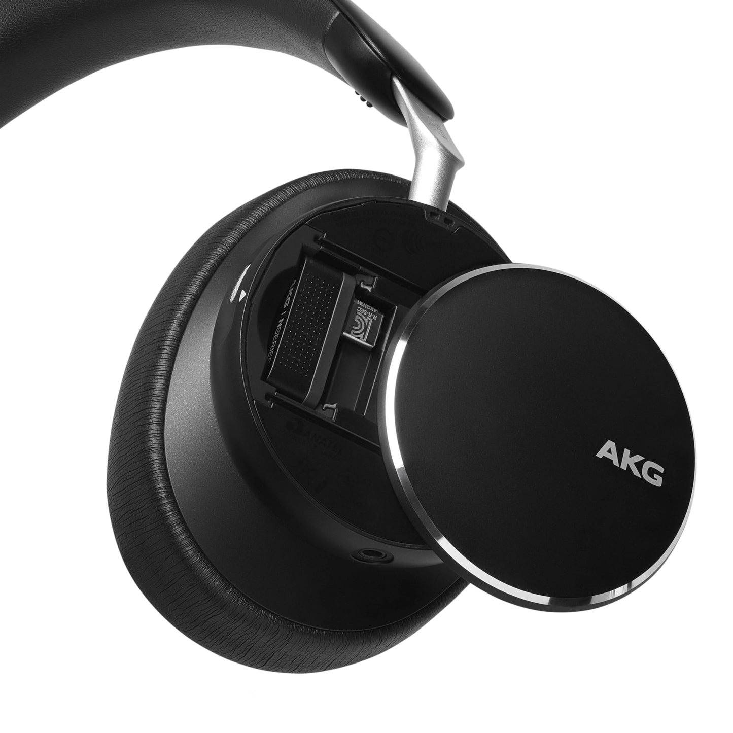 AKG N9 Hybrid - Wireless Over-Ear Noise Cancelling Headphones, 2.4GHz USB-C dongle and BT, Hi-Res Quality AKG Sound, True Adaptive Noise Cancelling…