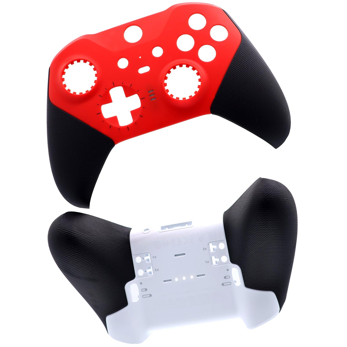Deal4GO Front Housing Shell Faceplate Cover with Back Shell Case kit Replacement for Xbox One Elite 2 Controller Model 1797 (Red)