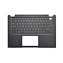 Laptop Keyboard Compatible for Dell Latitude 3410 00MC2P 0MC2P 460.0KA0A.0011 Latin Layout No Backlit Black Palmrest Upper Cover Case