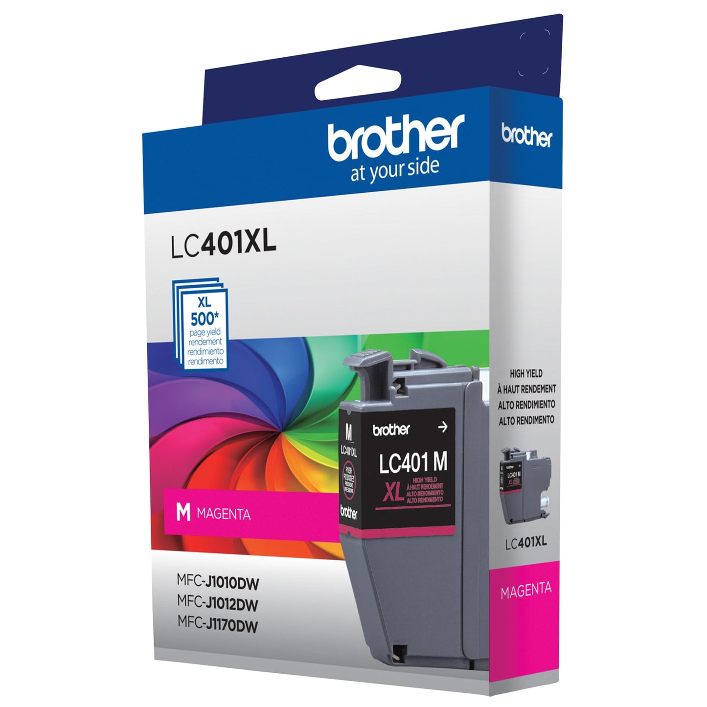 Brother Genuine LC401XLM High Yield Magenta Ink Cartridge