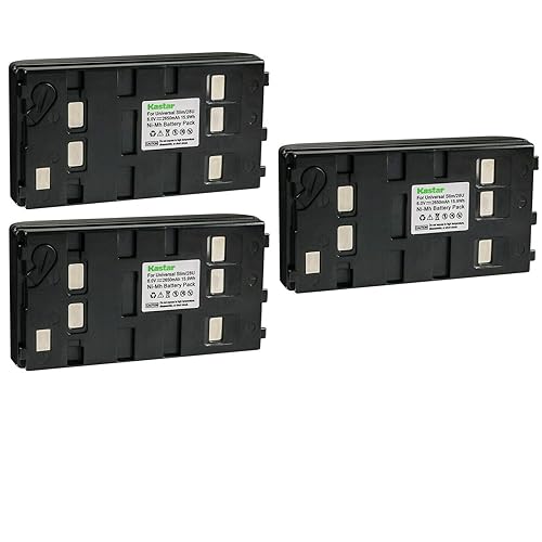 Kastar 3-Pack Battery Replacement for Sony CCD-TRV Series CCD-TRV21E CCD-TRV22 CCD-TRV24E CCD-TRV29 CCD-TRV30 CCD-TRV30E CCD-TRV31 CCD-TRV312