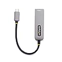 StarTech.com USB-C to Ethernet Adapter, 100W PD Pass-Through, NIC, USB 3.0 Type-C 1Gbps Multi Speed Network, Windows & Mac
