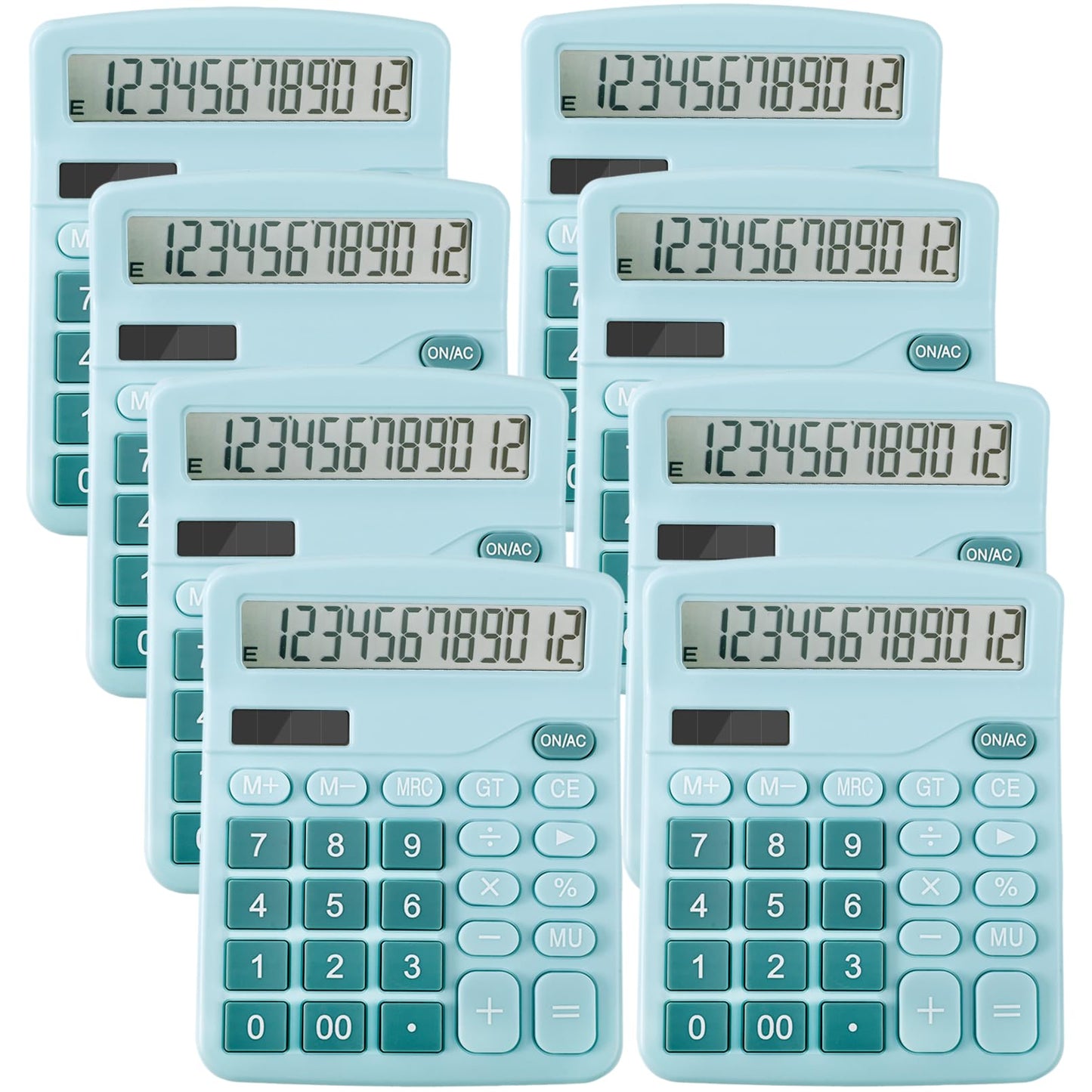 CACASO 12-Digit Calculator, Desktop Calculators with Big Buttons and Large Display,Office Calculators Desktop,Solar Battery Dual Power,Desk Calculator