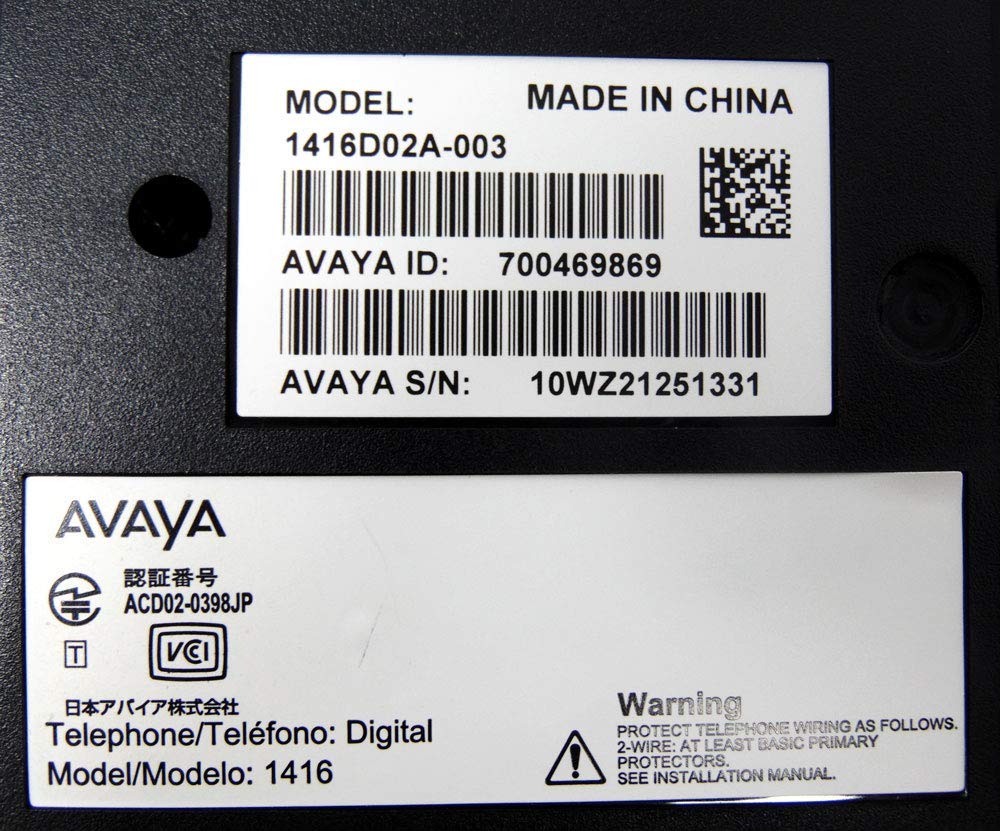 Avaya 1416 (700469869) Digital Telephone | Refurbished (Renewed)