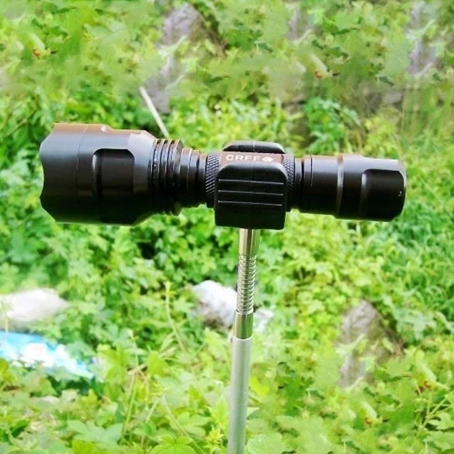 E-outstanding Flashlight Mounting Bracket 2PCS U Shaped Clip Mount Clamp for Tripod Monopod, Bicycle Torch Grip Stand Outdoor Travel Light Lamp Holder