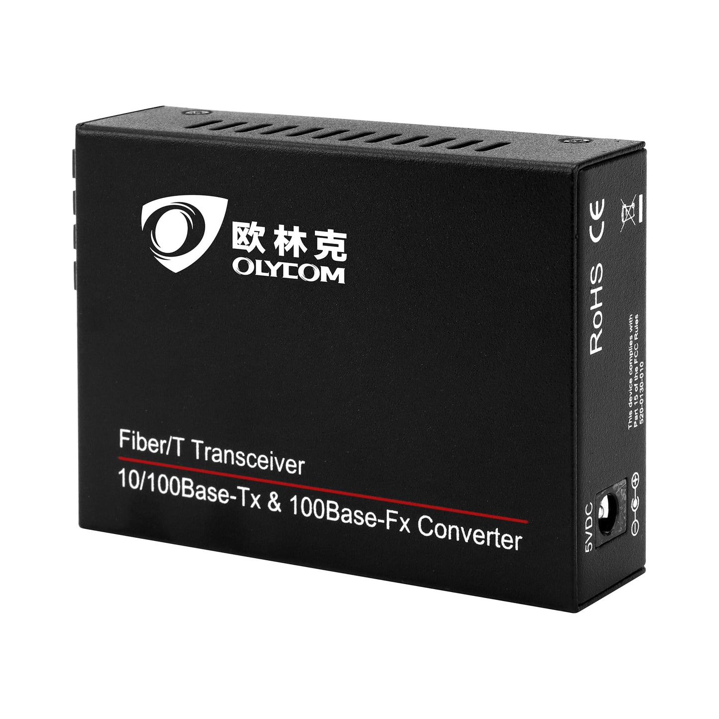 OLYCOM 10/100/1000Mb/s Fiber Optic Ethernet Transciver Gigabit Optical Converter Multimode Duplex SC to RJ45 (MM, 500m, SC)