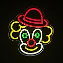 Clown Neon Sign Art Wall Lights for Beer Bar Club Bedroom Hotel Pub Cafe Wedding Birthday Party Gifts