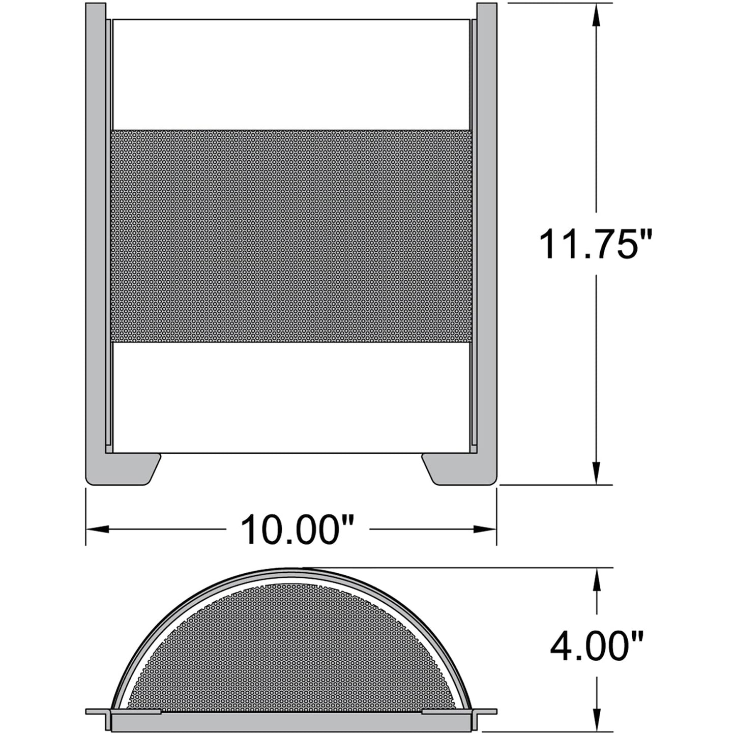 Access 20739-BS/OPL Contemporary Modern Two Light Wall Fixture from Iron Collection in Pewter, Nickel, Silver Finish, 10.00 inches