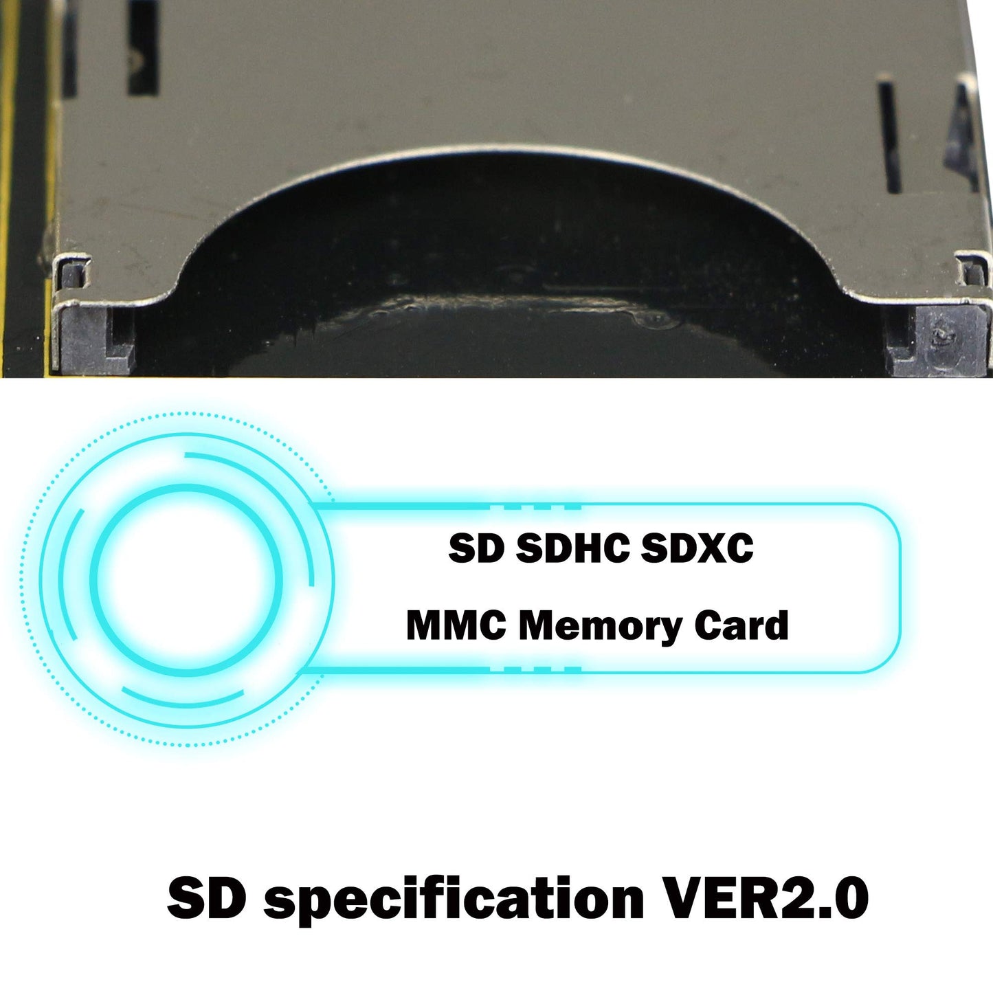 GINTOOYUN SD Card to 2.5 Inch IDE Adapter?SD SDHC SDXC MMC Memory Card to IDE 2.5" 44 Pin Male Adapter Converter