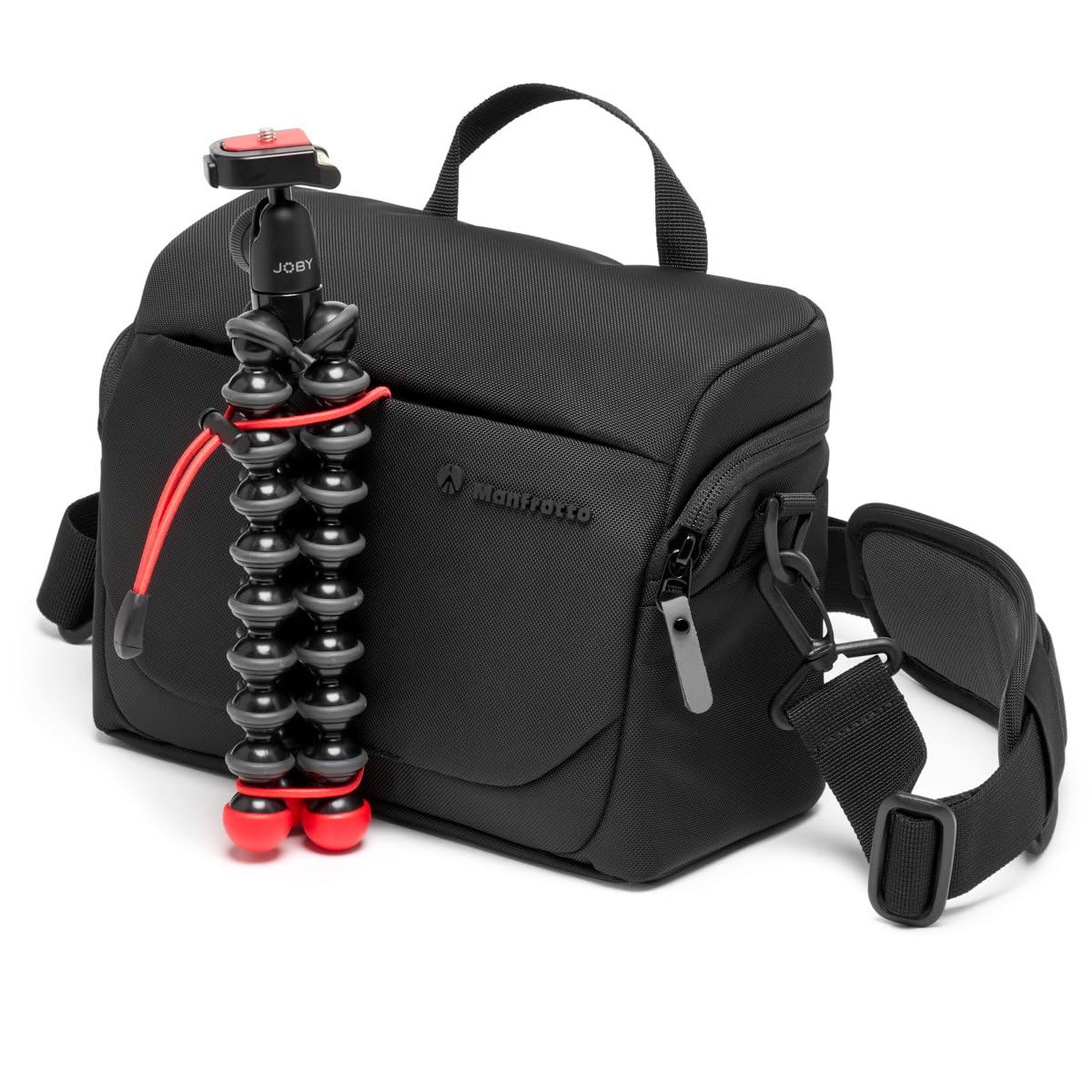 Manfrotto Advanced Shoulder Bag M III, for Reflex and Mirrorless with Lens, Camera Bag, Camera Case with Tripod Mount and Rain Cover