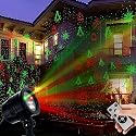 Christmas Laser Lights Outdoors Decoration Projector Light Waterproof LED Star Show for Xmas Decor House Home Yard Garden Patio Wall Indoor, Red
