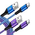 Car Charger for iPhone 17 Pro Max Air 16e 16 Carplay Cable for iPhone 16 15 Pro Max/Plus, 3FT USB to USB C Car Charger Cable 3.1A USB A to USBC Fast