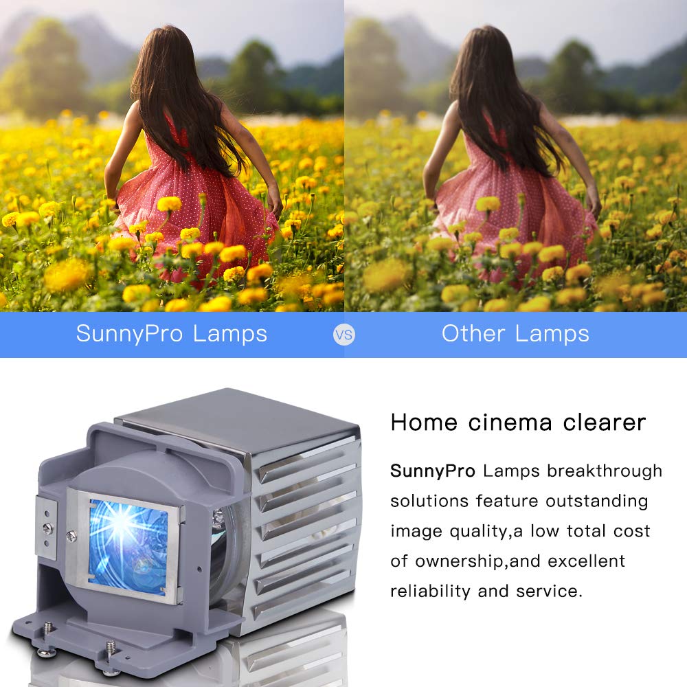 SunnyPro RLC-072 Replacement Projector Lamp with Housing Compatible with VIEWSONIC PJD5123/PJD5133/PJD5223/PJD5233/PJD5353/PJD5523W