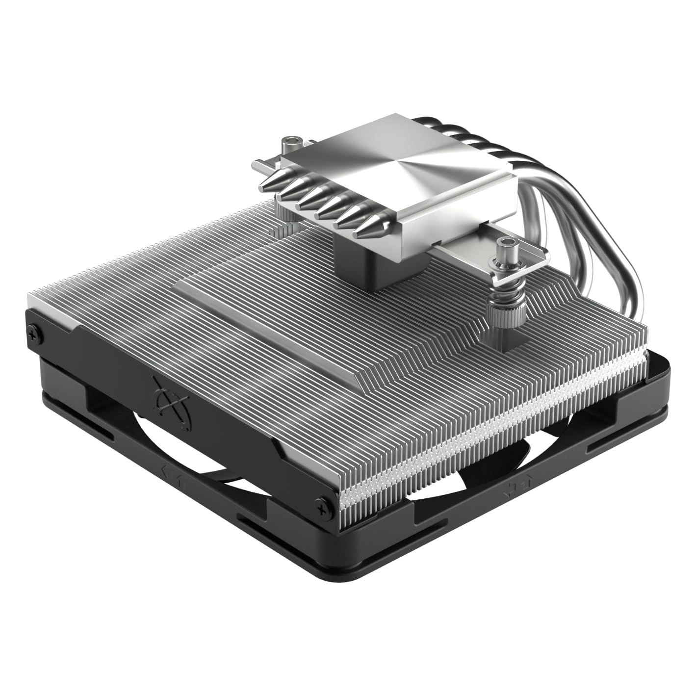 SCYTHE Big Shuriken 4 Low Profile CPU Cooler, 4.7" x 4.8" x 2.6", 12V, 200W, 31.78dB, Compatible with Desktop, Laptop, Server, Other Electronic