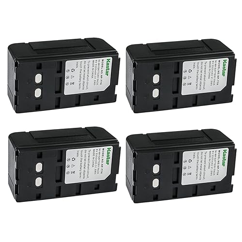 Kastar 4-Pack NP-77H 6.0V 5300mAh Ni-MH Battery Replacement for Sony CCD-V550 CCD-V600 CCD-V6000 CCD-V600E CCD-V601 CCD-V700 CCD-V700E CCD-V701