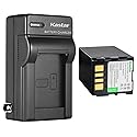 Kastar 1-Pack Battery and AC Wall Charger Replacement for JVC GR-DF550U GR-DF550US GR-DF560 GR-DF565 GR-DF565EX GR-DF570 GR-DF570AC GR-DF570AG