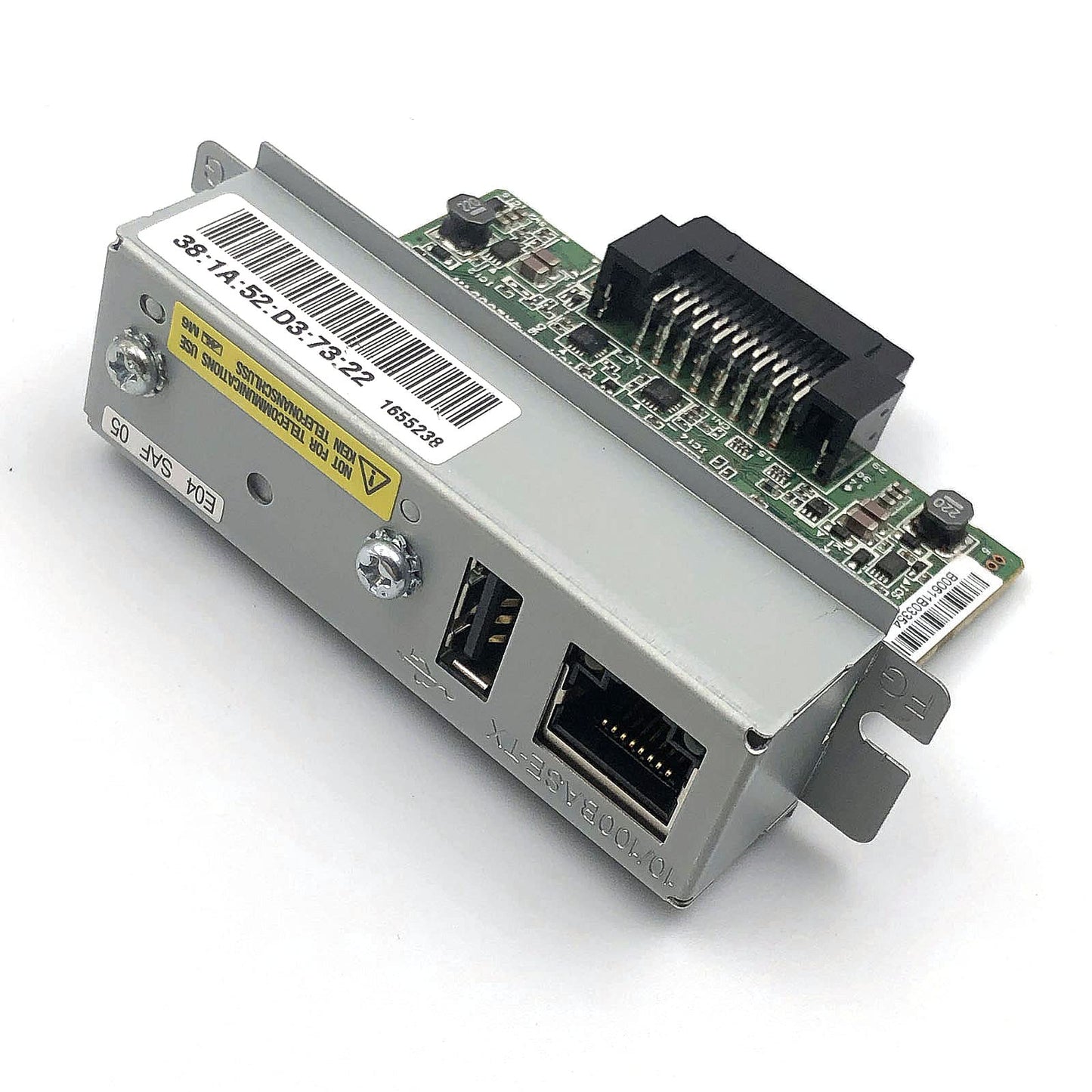 FainWan New Ethernet Interface Compatible with UB-E04 C32C824541 TM-U220PB T81 U288 T88IV with USB