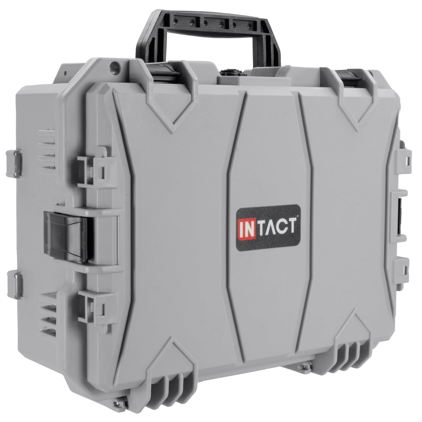 Eylar 18" Intact Series Hard Camera Case, Lightweight and Durable Stacker Design with Foam (Gray)