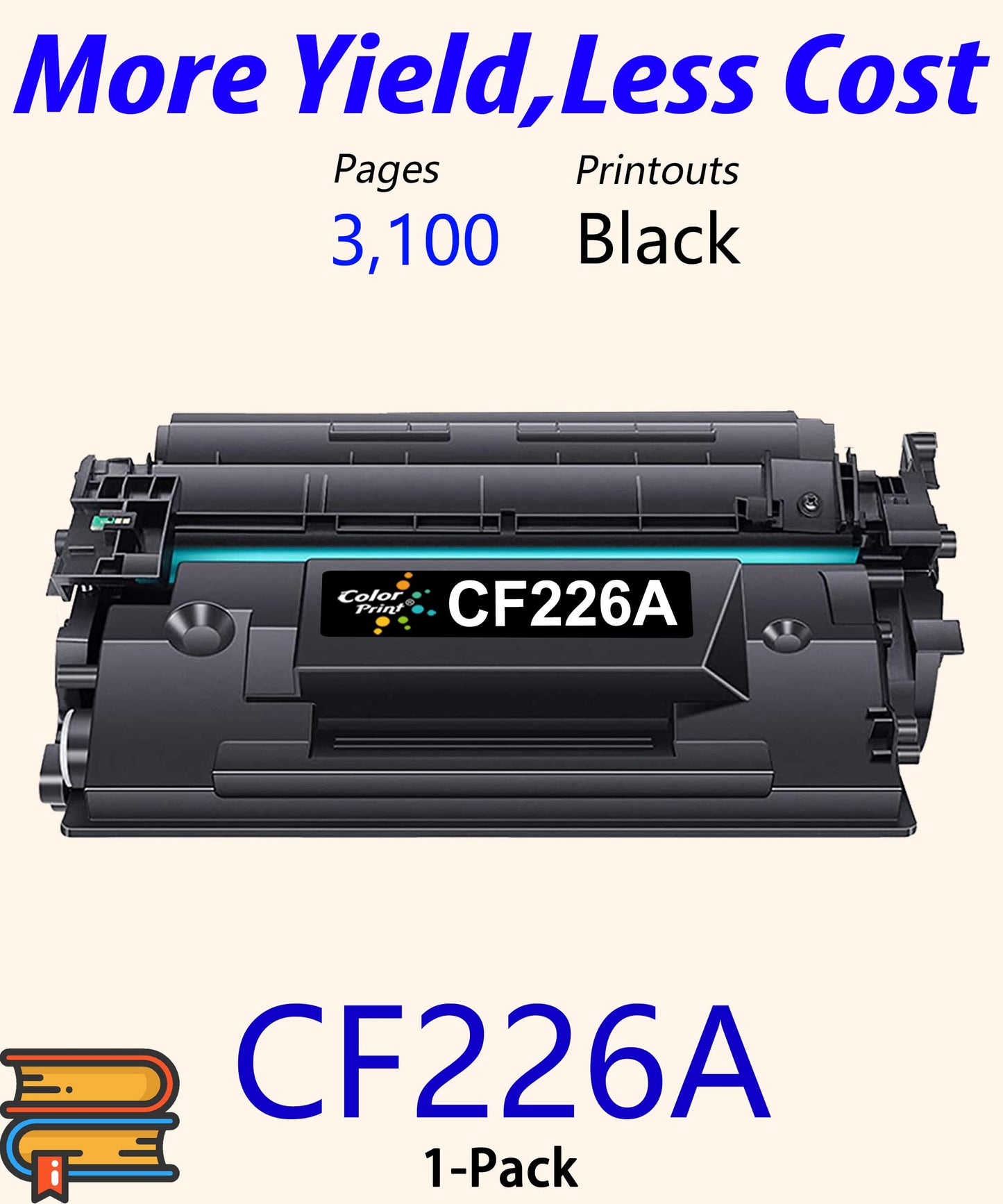 Color Print Compatible 26A 26X Toner Cartridge Replacement for CF226A 226A 226X CF226X Work with Laser Jet Pro M402n M402dn M402dw M426fdw M426dw