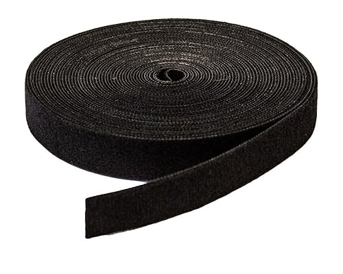 NavePoint 3/4 Inch Roll Hook and Loop Reusable Cable Ties Wraps Straps - 10M 33ft 2-pack