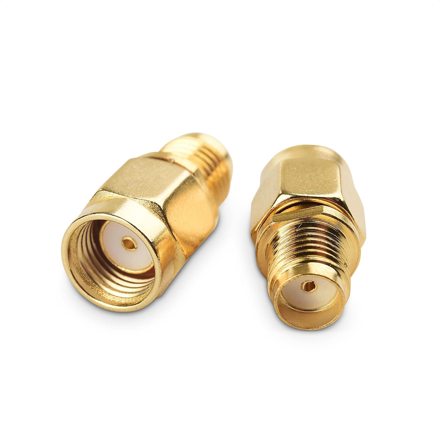 Cable Matters 2-Pack SMA Female to RPSMA Male Adapter (SMA Male to Female Reverse Polarity Gender Changer Adapter)