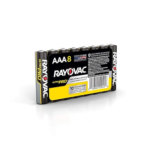 Rayovac Ultra Pro Alkaline AAA Batteries, 8 Pack