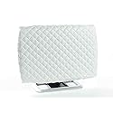 Covermates Quilted Monitor Cover for Computer Screens - Padded Dust Cover for Desktop Monitor, Washable Diamond Polyester Screen Protector