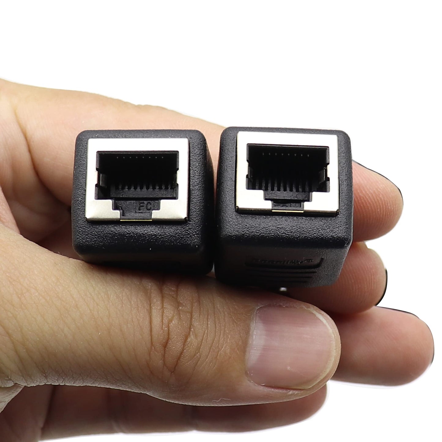 ZUYOOK VGA to RJ45 Adapter Cable RJ45 to VGA Cable, VGA 15-Pin Port Female&Male to RJ45 Female Cat5/6 Ethernet LAN Console for Multimedia
