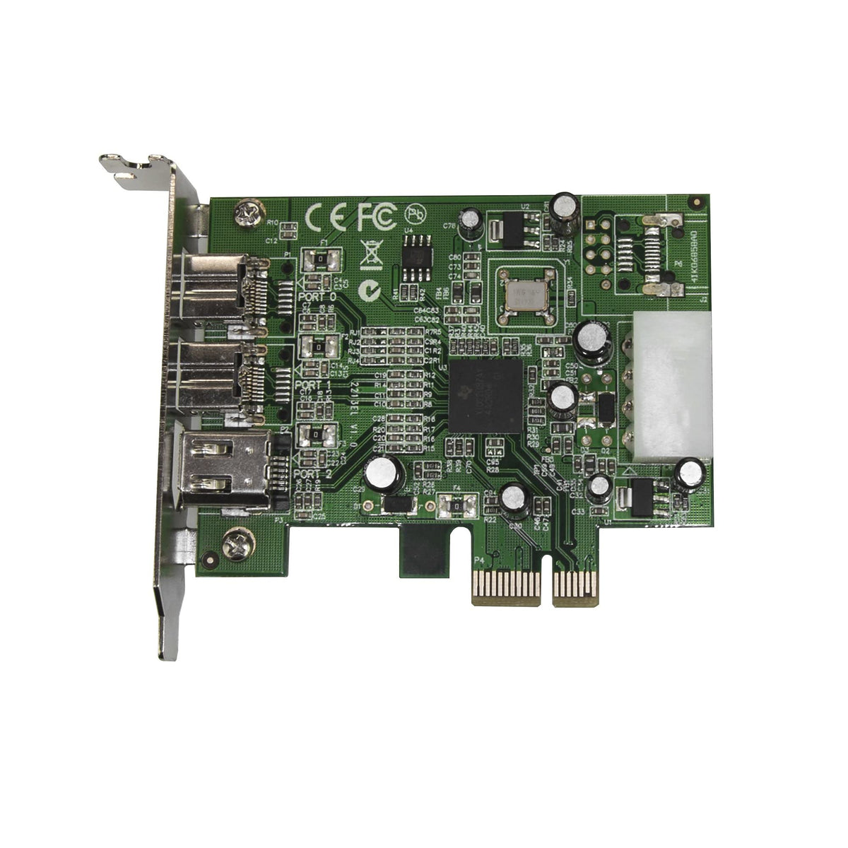 StarTech 3-Port 2b 1a Low Profile 1394 PCI FireWire Card, TAA (PEX1394B3LP)