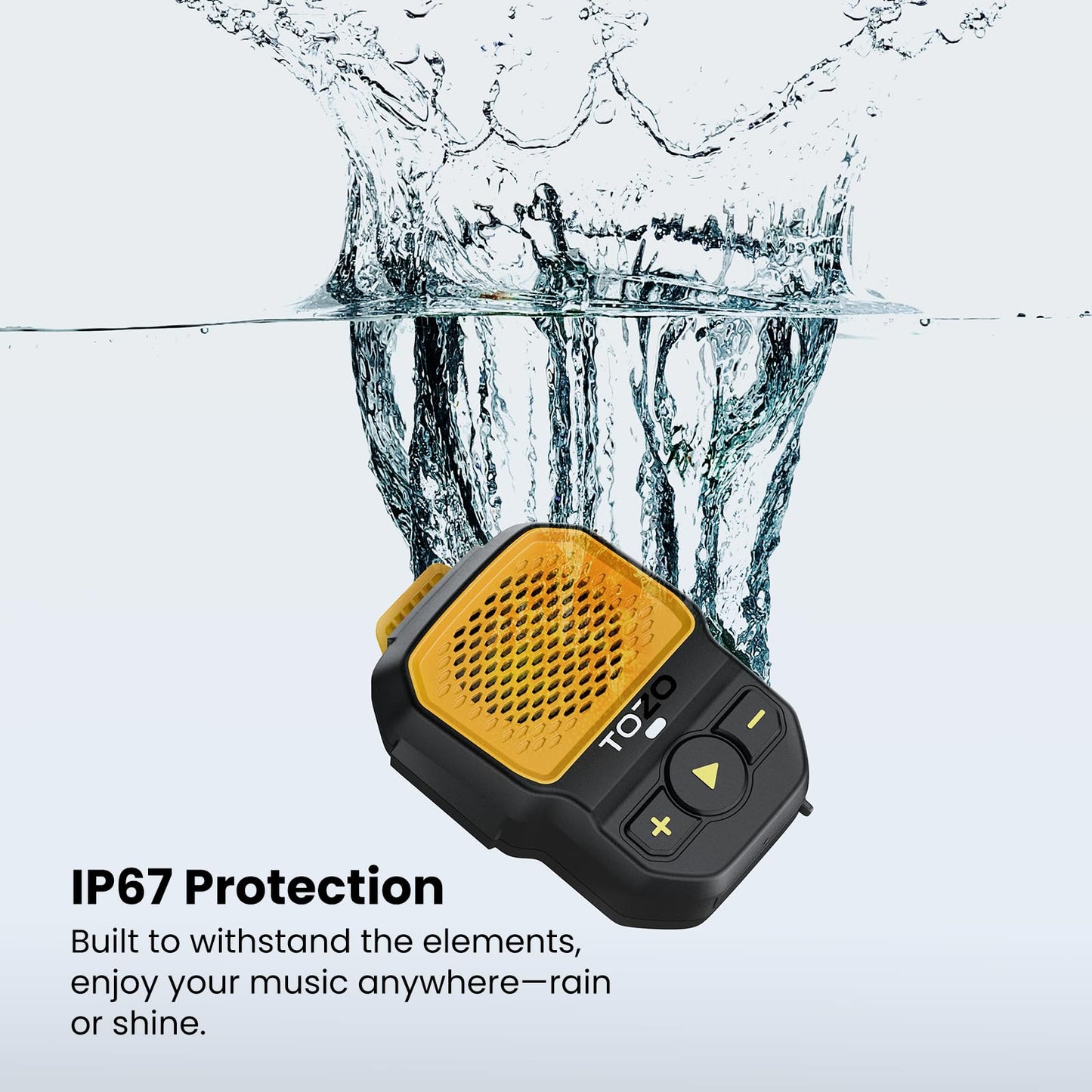 TOZO PM1 AI Smart Speaker with AI Assistants, Wearable Speaker for Hands-Free, 20 Hour Playtime Clip-On Wireless Portable Bluetooth Speaker Built-in